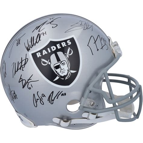 Vegas Golden Knights Autographed Las Vegas Raiders Riddell Speed ...