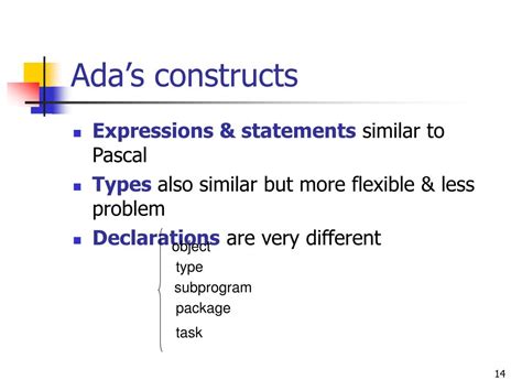 PPT - Ada Programming Language PowerPoint Presentation, free download ...