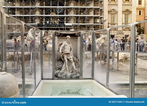 Restoration Works at Trevi Fountain Editorial Stock Photo - Image of italian, restore: 50377683