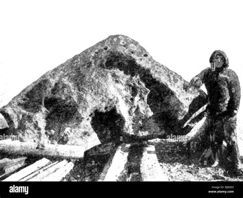 Cape york meteorite Black and White Stock Photos & Images - Alamy