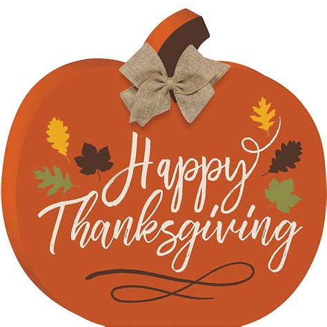 Thanksgiving Pumpkin Sign 8 3/4in x 9in | Party City | Happy thanksgiving sign, Thanksgiving ...