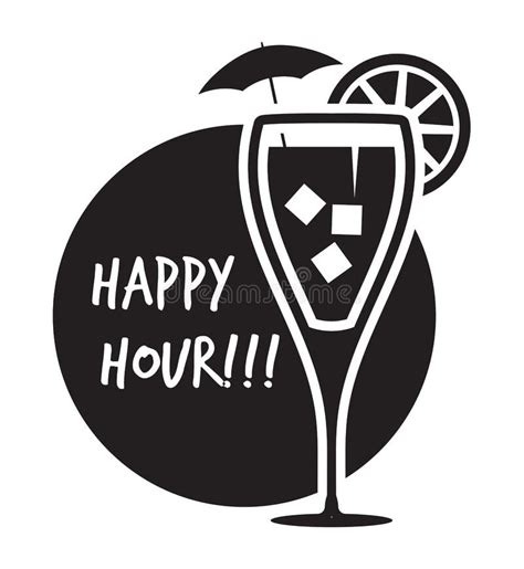 Happy Hour Cocktail Stock Vector - Image: 67489204