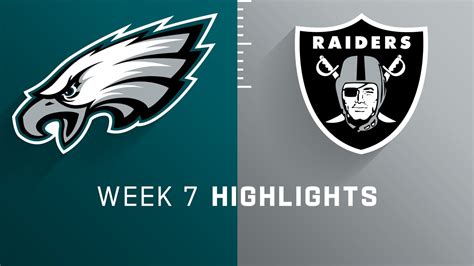 Philadelphia Eagles vs. Las Vegas Raiders highlights | Week 7