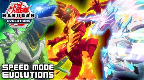 Every Main Bakugan's Speed Mode Evolution - Bakugan: Evolutions Battles ...