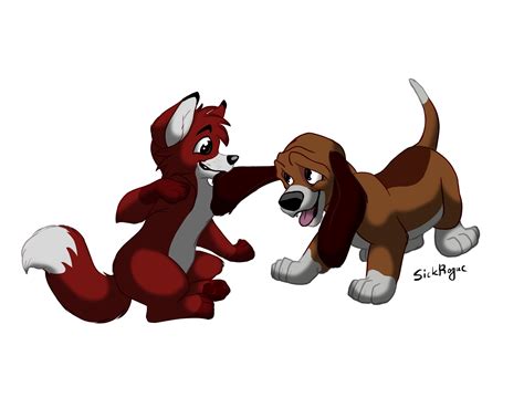 The Fox And The Hound by SickRogue on DeviantArt