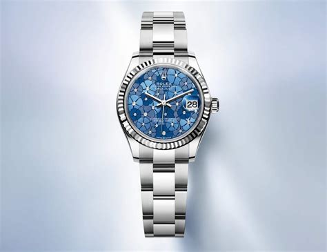 The new Rolex Oyster Perpetual Datejust 31 looks charming with floral ...