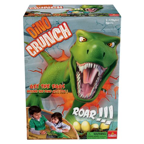 Goliath Dino Crunch Game - Get the Eggs Before the Dino Gets You ...