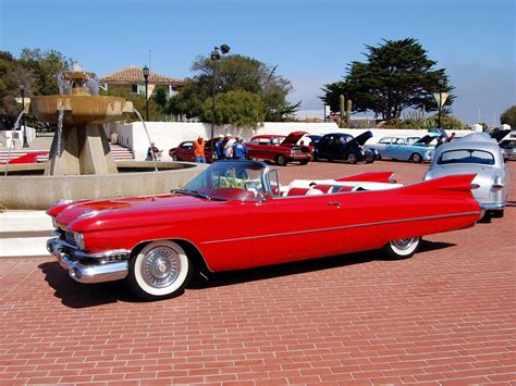 red 1959 Cadillac convertible by Partywave on DeviantArt