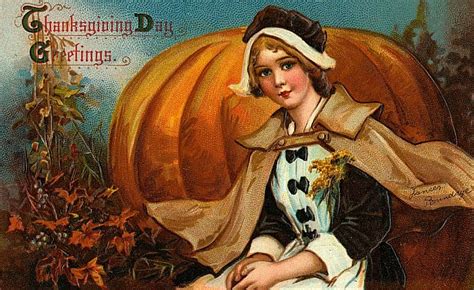 The Spooky Vegan: Vintage Thanksgiving Postcards