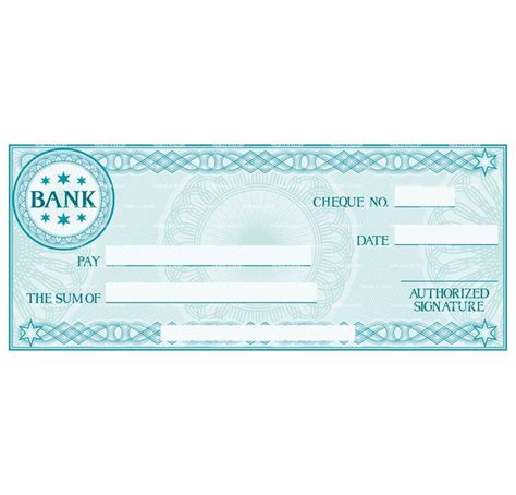 Blank Check business Cheque Design. Pdf Jpeg Eps Png. - Etsy | Business checks, Blank check ...