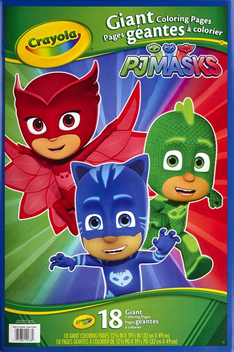 Crayola Giant Coloring Featuring Disney Pj Masks, Child, 18 Pages - Walmart.com