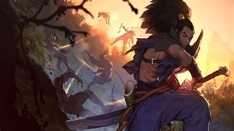 HD wallpaper: Legends of Runeterra, Yasuo (League of Legends ...