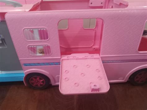 2016 Mattel Barbie Playset Expandable Dream Camper Bus Motorhome Van Rv ...