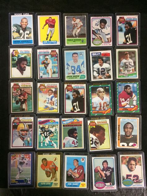 VINTAGE FOOTBALL TRADING CARD LOT