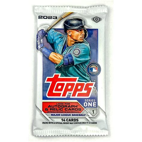 2023 Topps Series 1 Baseball Hobby Pack | 14 Cards - Walmart.com