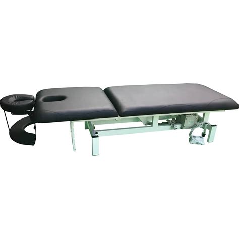 Electric Height Adjustable Massage Table (Black) - Ishka Massage Equipment