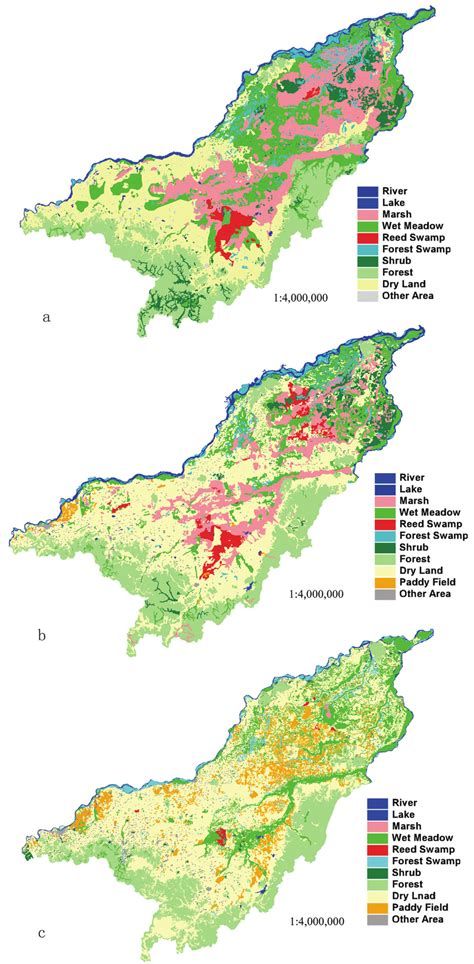 Wetland loss and fragmentation by agricultural development in... | Download Scientific Diagram