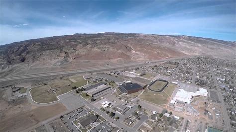 Flying over Richfield Utah - YouTube