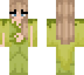 eras tour folklore dress - green | Minecraft Skin