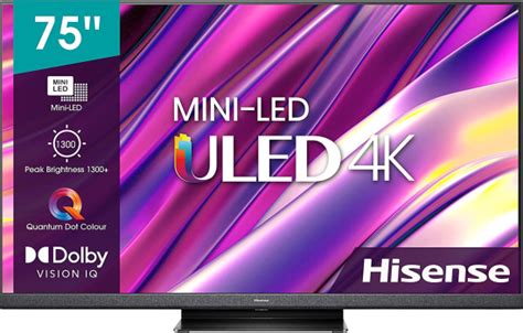 Hisense 75" MINI-LED UHD 4K 75U81HQ, Smart TV VIDAA 6.0, HDR Dolby Vision - ScontiFy.net ...