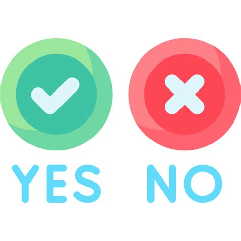 Yes No Icon PNG And SVG Vector Free Download, 43% OFF