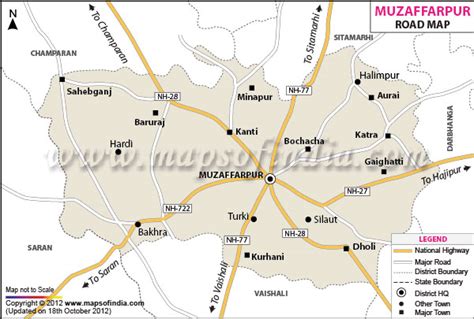 Muzaffarpur Road Map