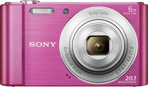 Sony Cyber-Shot DSC-W810P Digital camera 20.1 MP Optical zoom: 6 x Pink ...