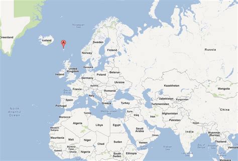 Faroe Islands Map