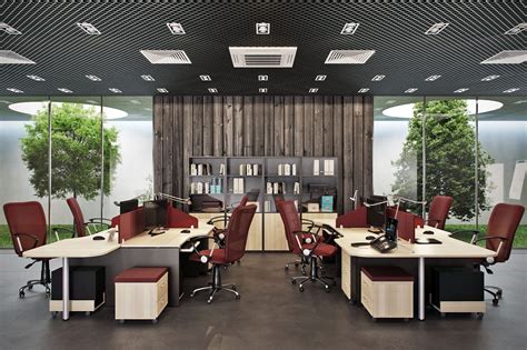 Amazing Office Interior Design: 3D Rendering :: Behance