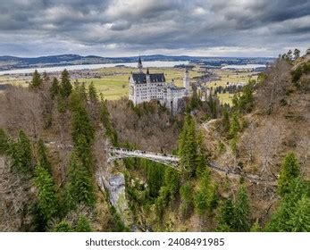 Neuschwanstein Castle Lake Forggensee Alps Germany Stock Photo 2408491985 | Shutterstock