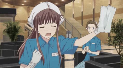 Tohru Fruits Basket GIF - Tohru Fruits Basket Hustling - Discover ...