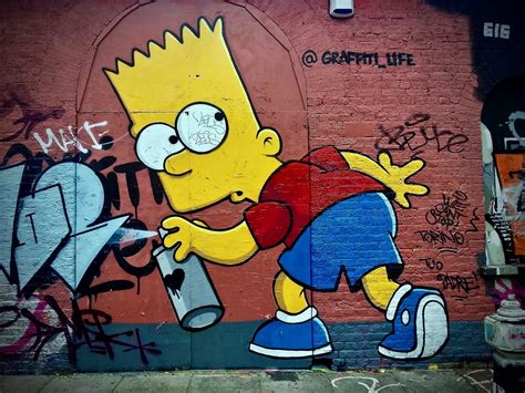 Bart Simpson Graffiti - Boxcar eNVy