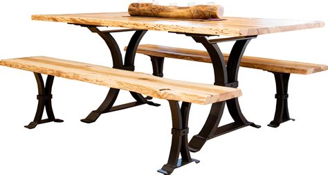 Slab Table Collection - Millers Rustic Furniture