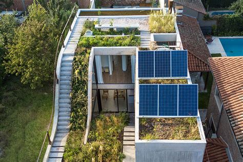 Solar-powered modern home has gardens on every floor - Curbed