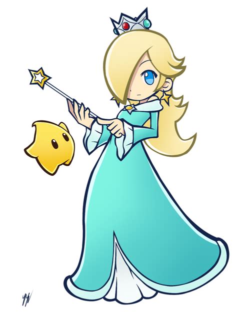 Since my name is Roseen i tend to favorite Rosalina out of the others but also because she's ...