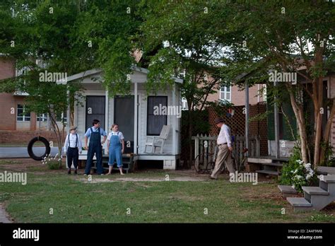 To Kill A Mockingbird play, based on Harper Lee's book, outside the historic courthouse in ...