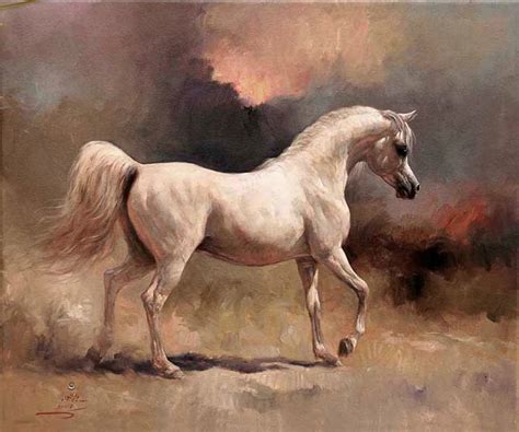 383 best Arabian Horses in Art images on Pinterest | Arabian horses ...