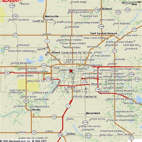 Map Of Edmonton, Alberta GIS Geography, 55% OFF