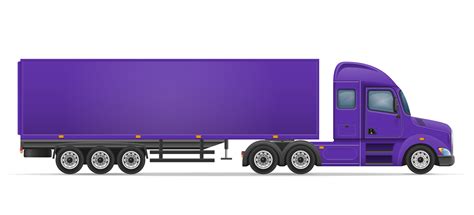 truck semi trailer for transportation of goods vector illustration 542052 Vector Art at Vecteezy