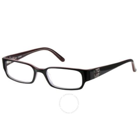 Guess Unisex Black Rectangular Eyeglass Frames GU1686BLKRD51 715583264250 - Eyeglasses - Jomashop