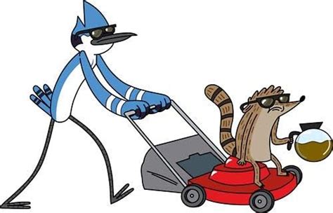 LA STICKERS Mordecai and Rigby Regular Show - Sticker Graphic - Auto, Wall, Laptop, Cell, Truck ...