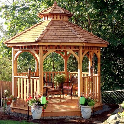 Outdoor Living Today Bayside 10 ft. Octagon Gazebo - Walmart.com