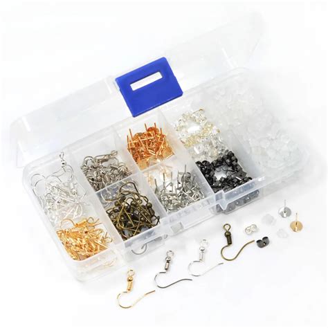 Jewelry Making Kit DIY Earring Findings Hooks Posts Backs Mixed ...