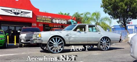 Ace-1: Silver Chevy Box on 28" Giovanna Rims by WTW Customs