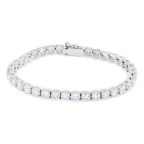 Diamond Classic Line Bracelet, 14.12ct - 18WG52 14.12ct