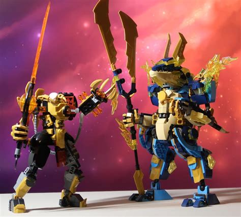 LEGO MOC Elemental Dragon Mech vs. The Empress Mech by re-creator ...