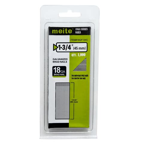 18 Gauge 1/2" to 2" Length Brad Nails - Meite USA – MEITE USA