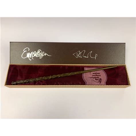 Autograph Signed Harry Potter Emma Watson Wand