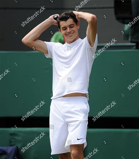 Taylor Fritz Wimbledon Tennis 280616 Stan Editorial Stock Photo - Stock ...