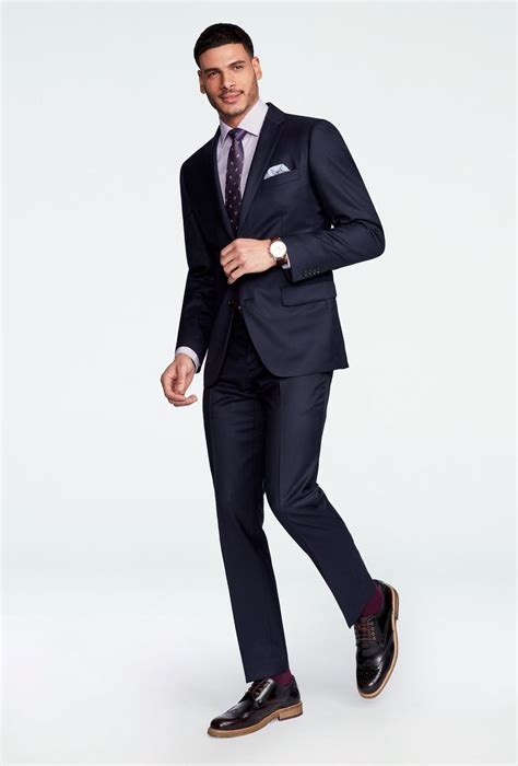 Custom Suits Made For You - Harrogate Midnight Blue Suit | INDOCHINO